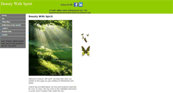 Desktop Screenshot of beautywithspirit.com